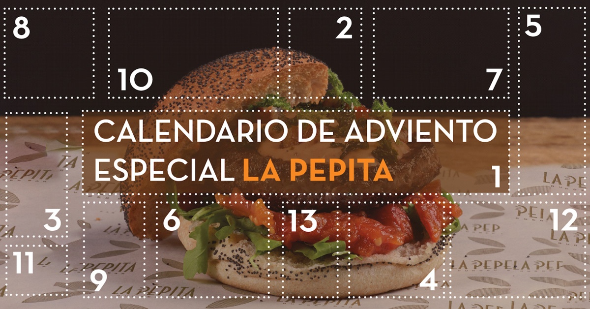 Llega la Navidad a La Pepita Burger Bar con un calendario de adviento muy especial