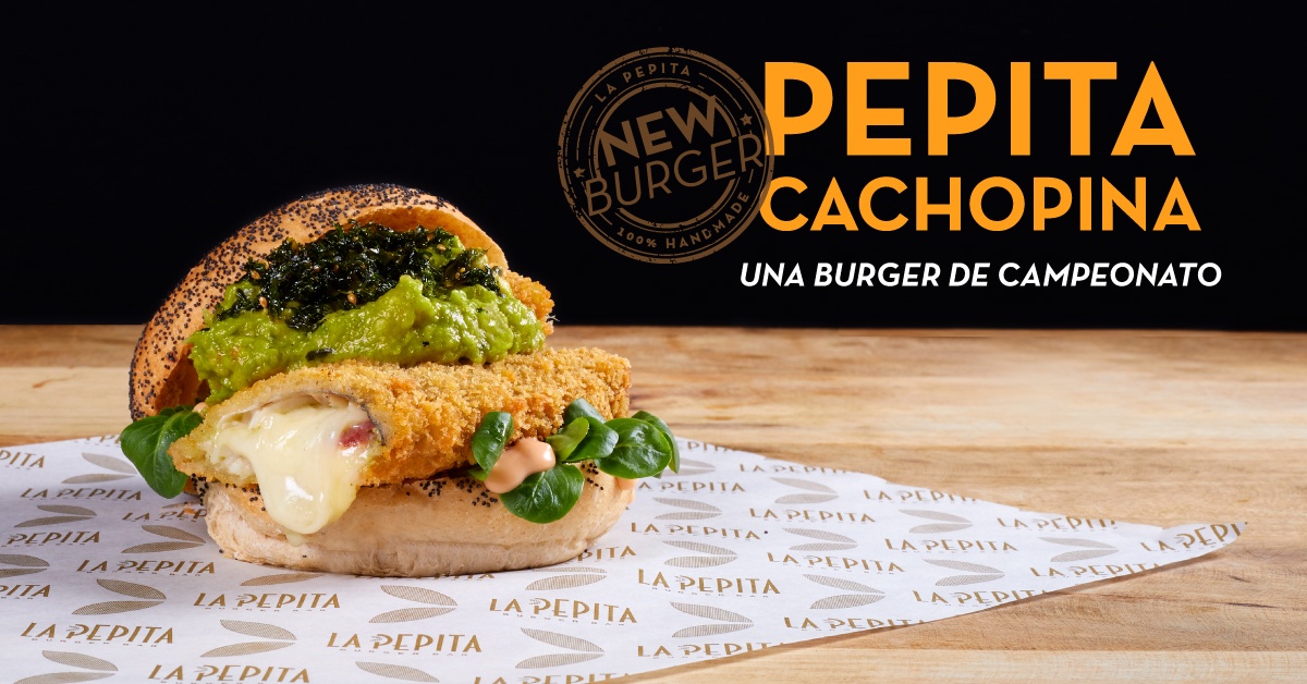 Pepita Cachopina. Una burger de campeonato