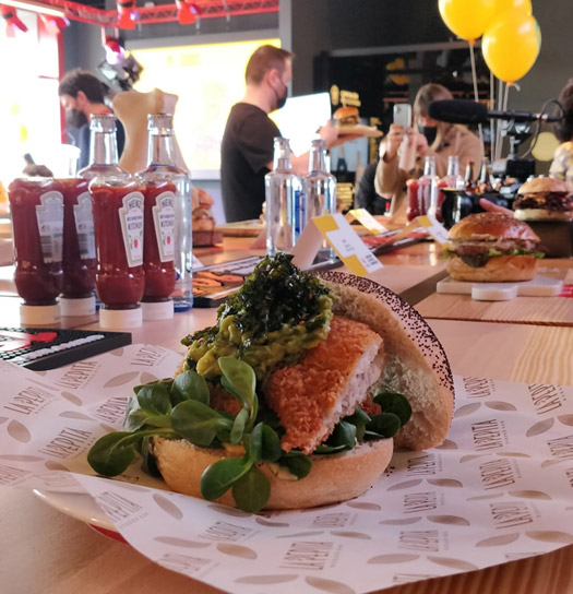 Competición mejor burger de España en Museo Estrella Galicia de A Coruña