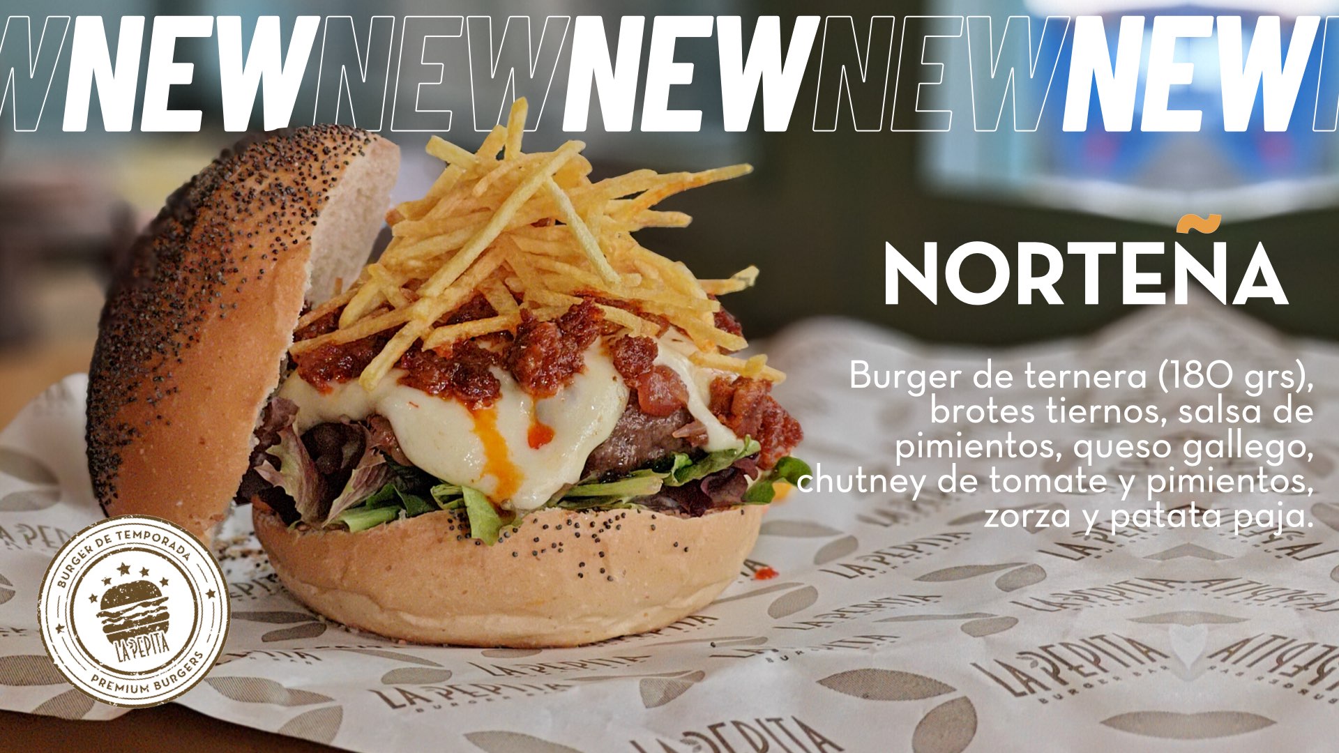 <span>Burger of the month</span><br>Pepita Edulis